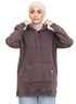 Brown Washed Hoodie Vent - Khotwh